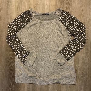 Pink Clover long sleeve lightweight sweater